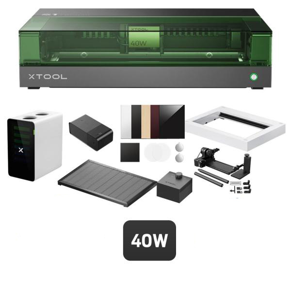 xTool S1 Geschlossener Diodenlaserschneider 40W - Deluxe Kit All-In-One xTool S1 Geschlossener Diodenlaserschneider 40W - Deluxe Kit All-In-One