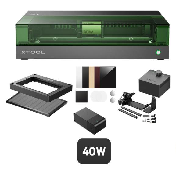 xTool S1 Geschlossener Diodenlaserschneider 40W - Deluxe Kit xTool S1 Geschlossener Diodenlaserschneider 40W - Deluxe Kit