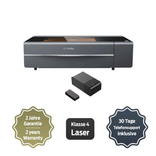 xTool P2S Desktop-CO2-Laserschneider mit 55 W (Grau/Schwarz) xTool P2S Desktop-CO2-Laserschneider mit 55 W (Grau/Schwarz)