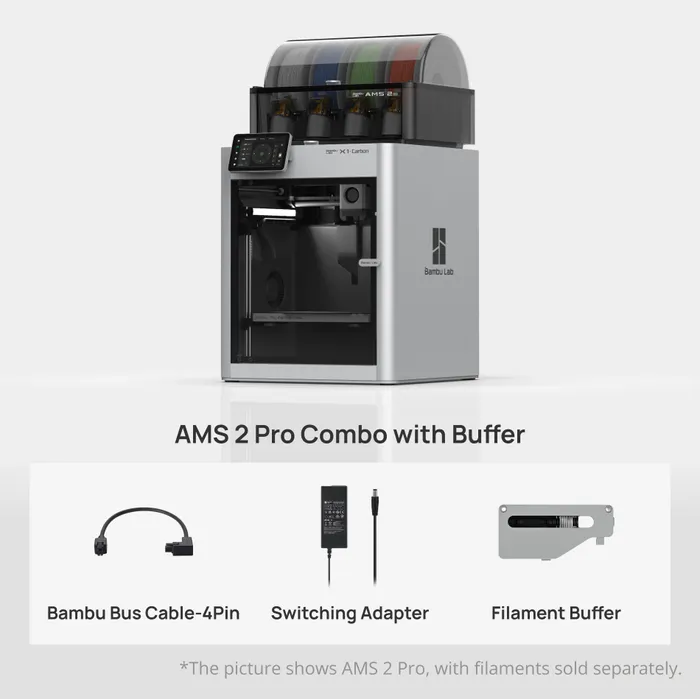 Bambu Lab X1C Combo 2 (AMS 2 Pro)