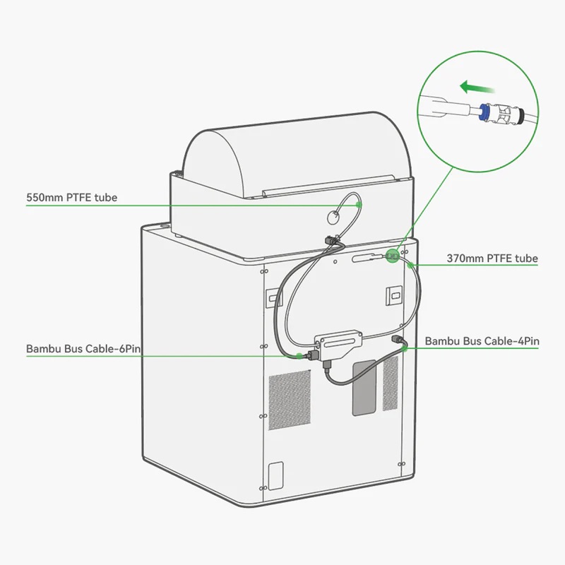 Bambu Lab PTFE Tube für AMS Hub