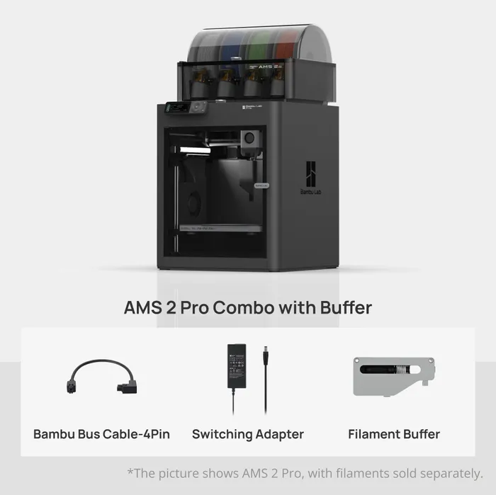 Bambu Lab P1S Combo 2 (AMS 2 Pro)