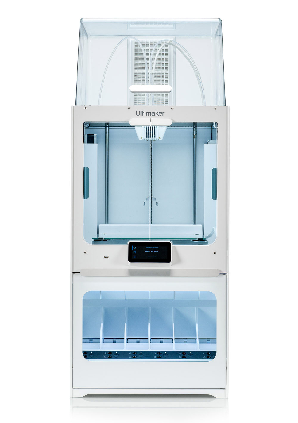 UltiMaker S5 Pro Bundle inklusiv Air Manager, Material Station + Essentials UltiMaker S5 Pro Bundle inklusiv Air Manager, Material Station + Essentials