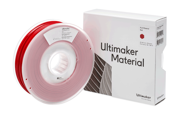 PLA-red-3 Ultimaker PLA rot